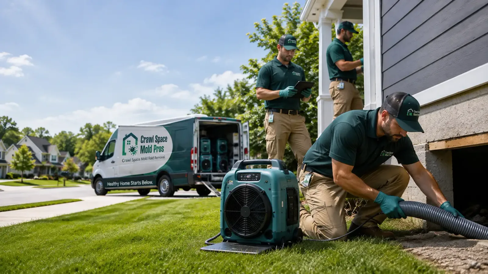 Crawl Space Mold Removal in Rouseville, PA